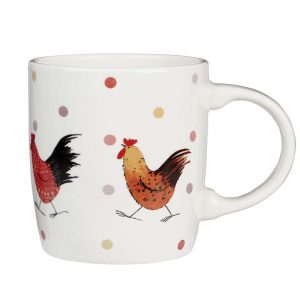 Queens Couture Paradise Birds Large Puffin Mug - English Designer Gifts