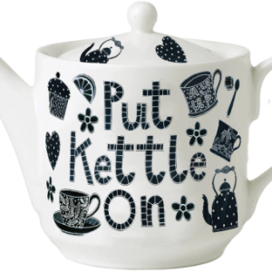 Moorland put kettle on teapot