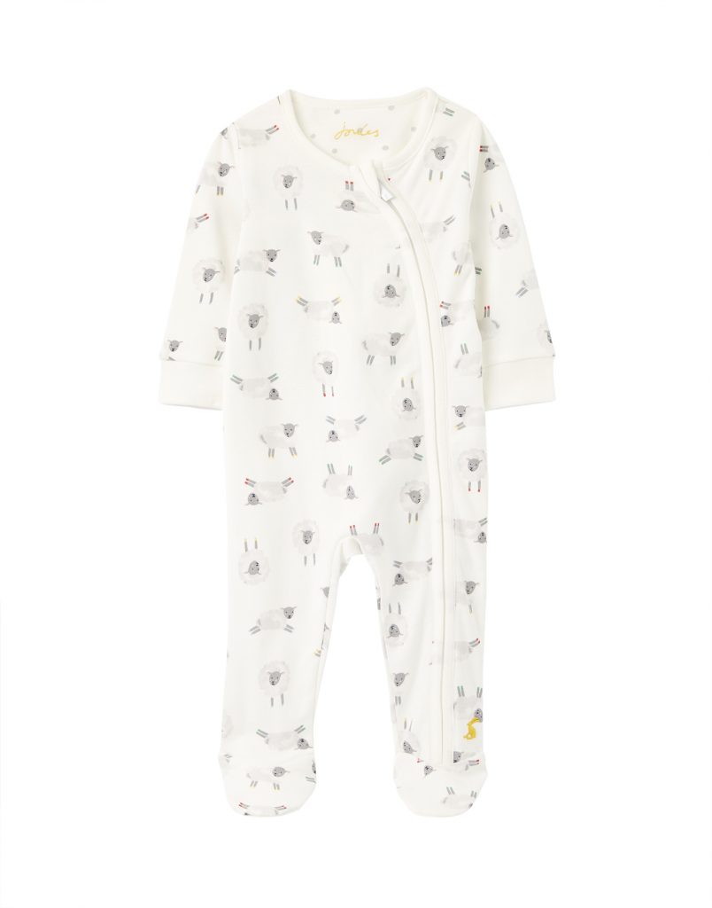 Joules Baby Sheep Baby Grow - English Designer Gifts