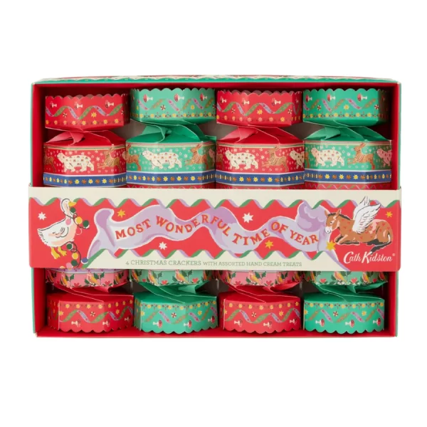 cath kidston set of 4 christmas crackers