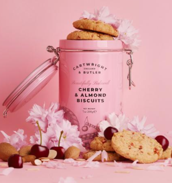 cartwright and butler cherry and almond biscuits