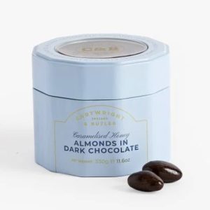 cartwright and butler almonds in dark chocolate