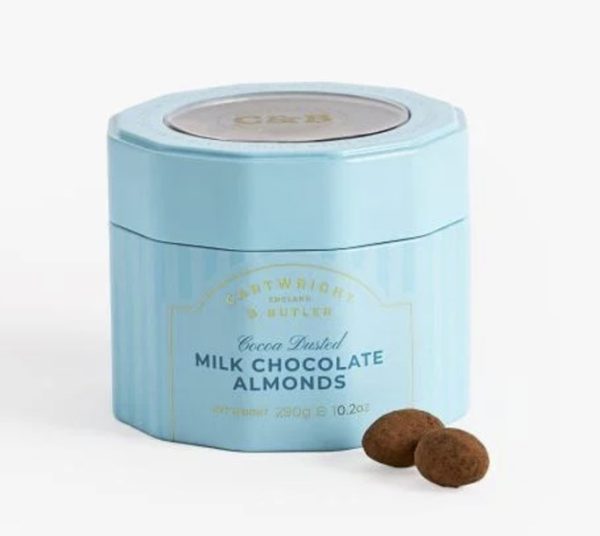 cartwright and butler almonds in milk chocolate