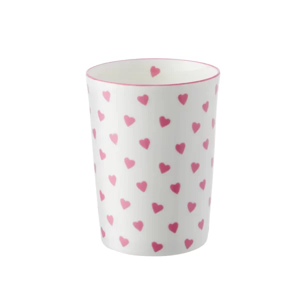 Nina campbell pink heart tumbler